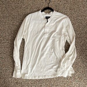 Abercrombie and Fitch Cream long sleeved shirt